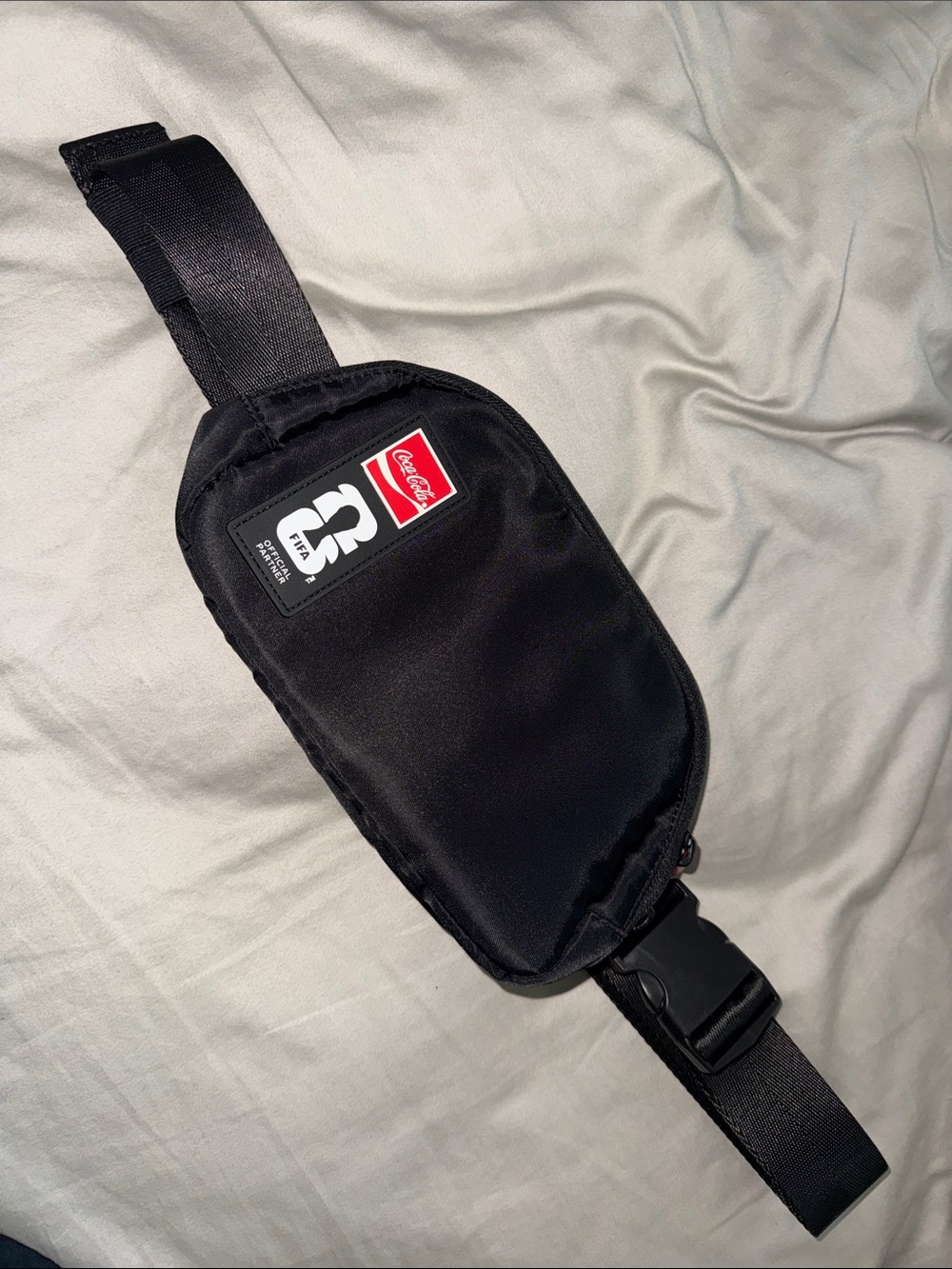 Coca Cola Black Waist Sling Bag
